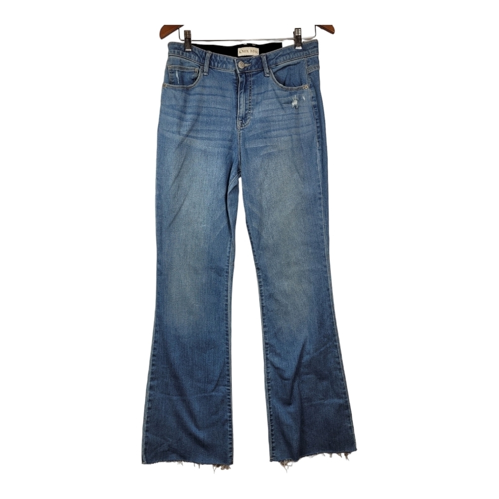 NWT Knox Rose women's blue jeans size 10 inseam 31" high rise bootcut